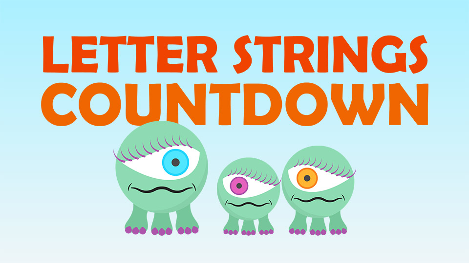 Letter Strings Countdown