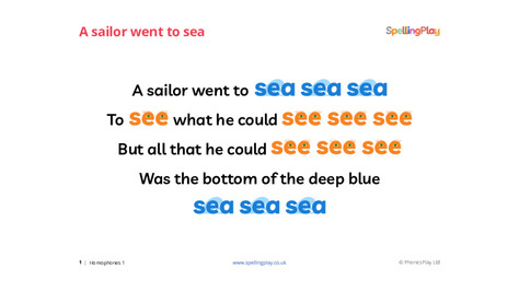 A sailor went to sea